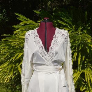 1970's Lily of France Rosa Puleo-Szule Robe Dress